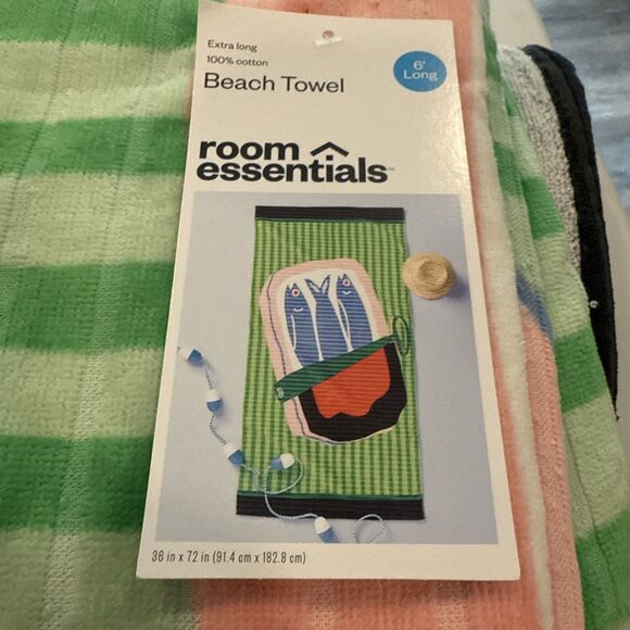 Sardines Beach Towel - Room Essentials - Picture 1 of 4